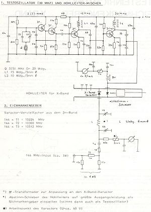 30MHZ Testloop & Eichmarkengeber